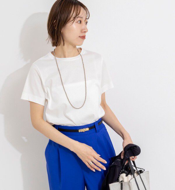 NOLLEY'S「ウォッシャブルベーシックTシャツ」|Tシャツ・カットソー|