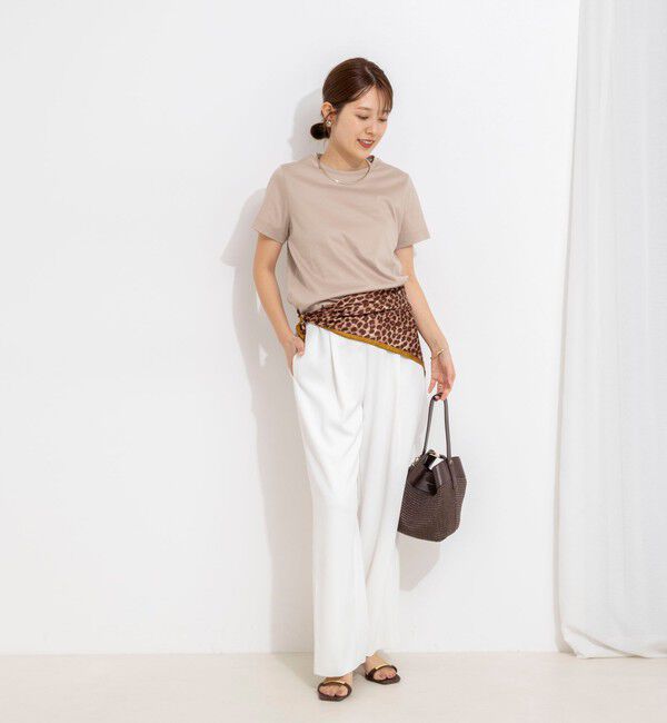 NOLLEY'S「ウォッシャブルベーシックTシャツ」|Tシャツ・カットソー|