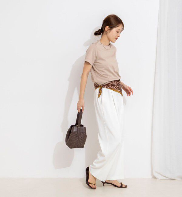 NOLLEY'S「ウォッシャブルベーシックTシャツ」|Tシャツ・カットソー|