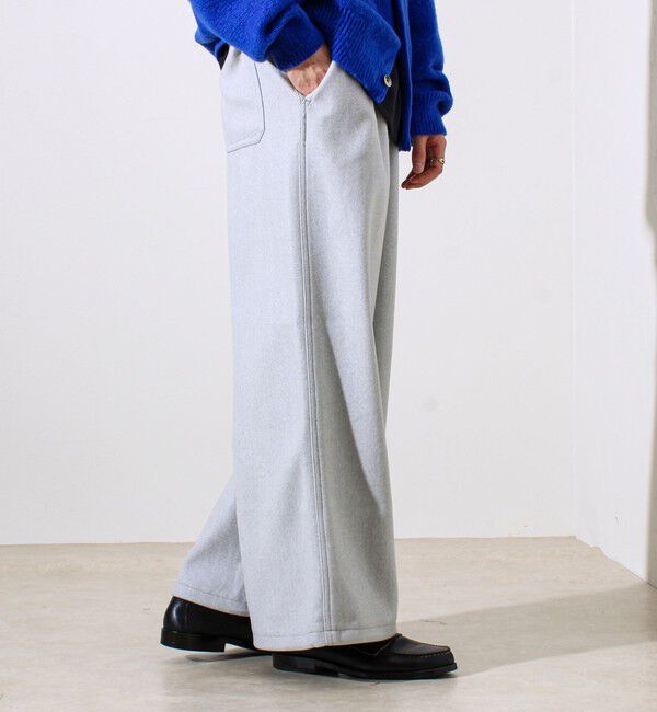 GLOSTER「【GEVACO/ゲバコ】ウールライクイージーパンツ」|チノ|