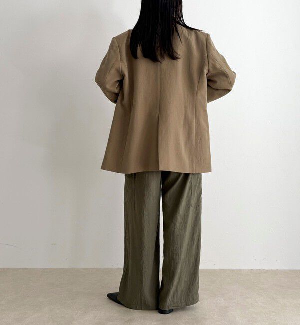 fredy emue「リネン混ラチネオーバージャケット」|テーラードジャケット|