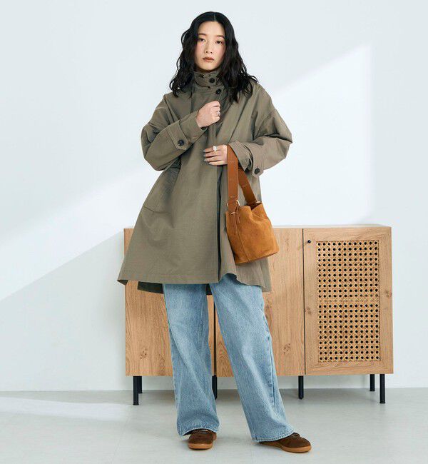 fredy emue「ミドル丈オーバートレンチコート」|トレンチコート|