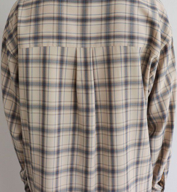 fredy emue「チェック柄ビッグボウタイブラウス」|シャツ・ブラウス|