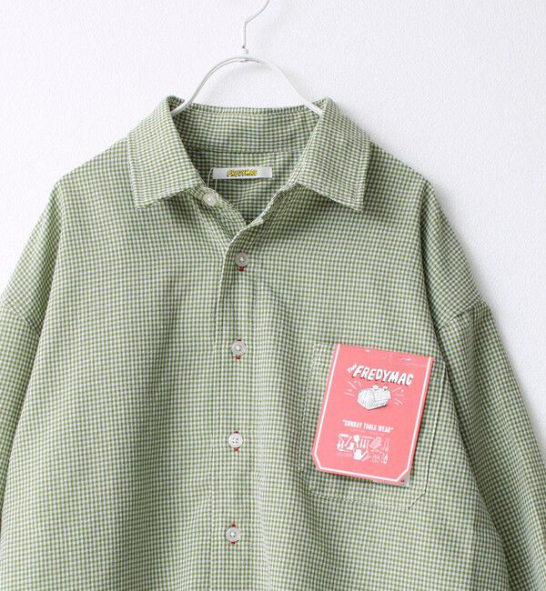 FREDY MAC「【FREDYMAC/フレディマック】シアサッカーチェックシャツ」|シャツ・ブラウス|