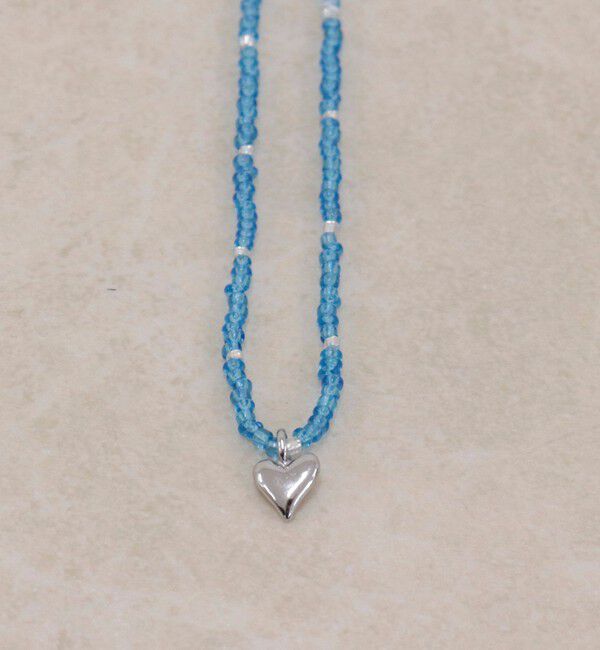 fredy emue「ビーズ&times;ハートトップネックレス」|ネックレス|