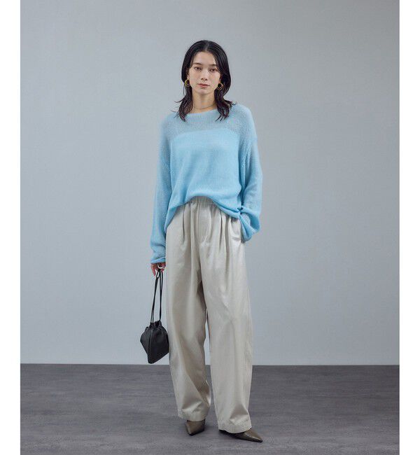 SALON adam et rope'「シアーアルパカウールニットプルオーバー」|ニット・セーター|