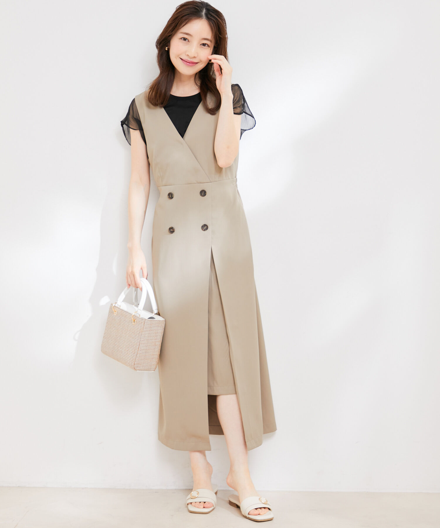 Juze「メタルバックルフラットサンダル」|サンダル|