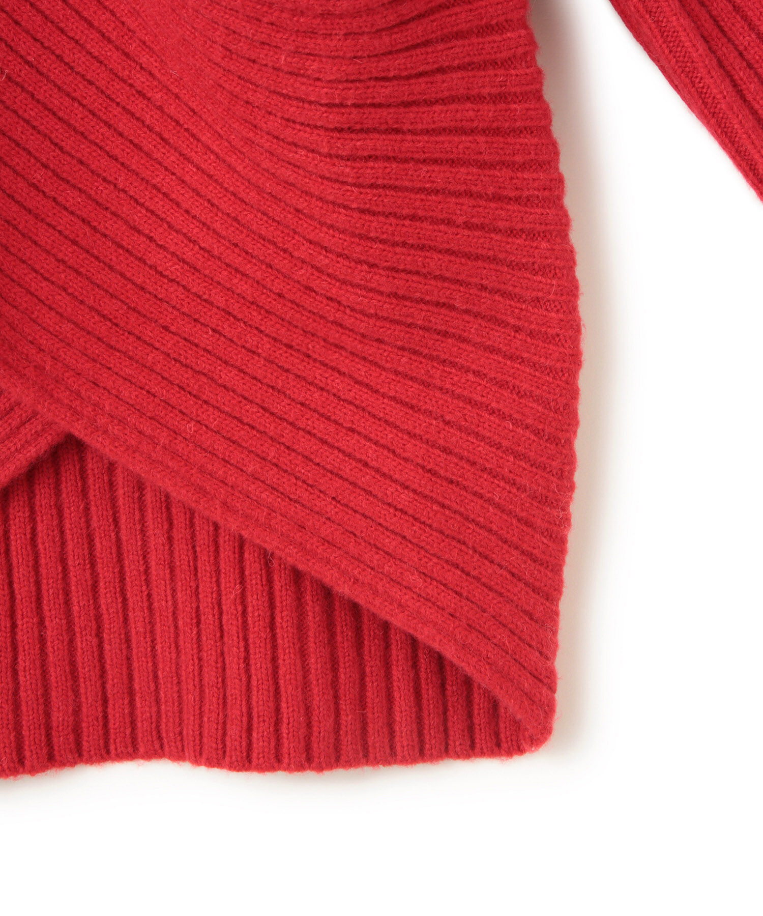 VIS「ふんわりカシュクールニットプルオーバー」|ニット・セーター|