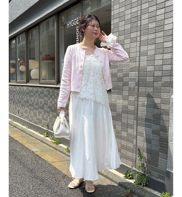 VIS「パターンメッシュカーディガン」|カーディガン|