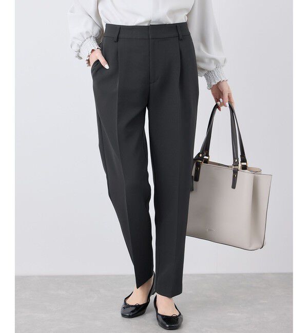 Rope&rsquo;Picnic「【WEB限定カラー】360&deg;ウルトラストレッチ テーパードパンツ/花粉ガード・セットアップ対応」|チノ|