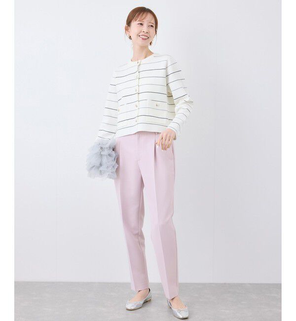 Rope&rsquo;Picnic「【WEB限定カラー】360&deg;ウルトラストレッチ テーパードパンツ/花粉ガード・セットアップ対応」|チノ|