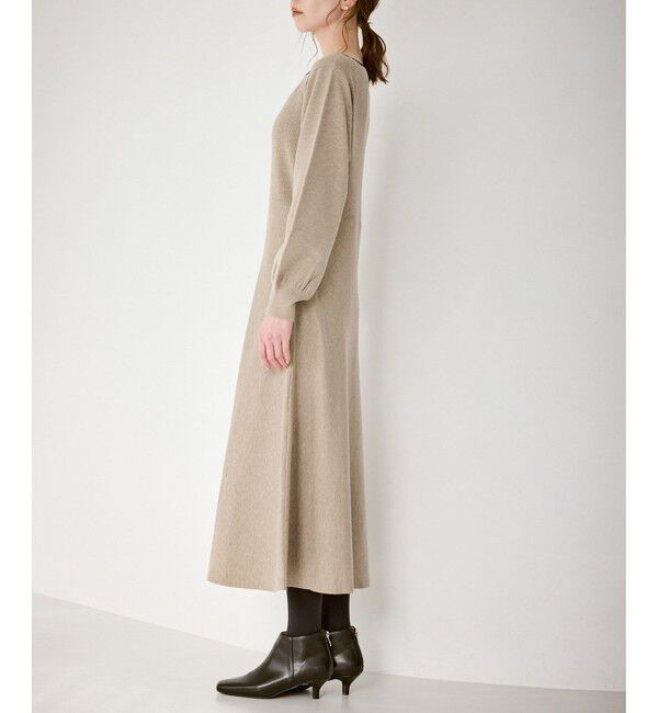 Rope&rsquo;Picnic「ハートネックニットワンピース」|ワンピース|