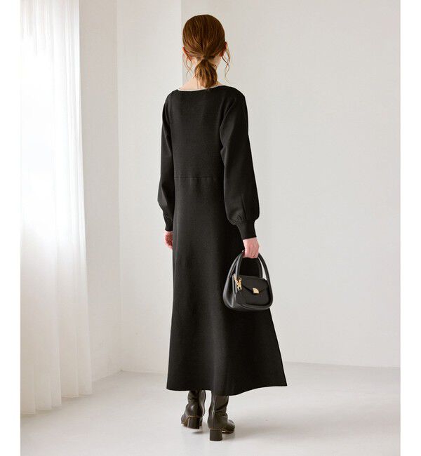 Rope&rsquo;Picnic「ハートネックニットワンピース」|ワンピース|