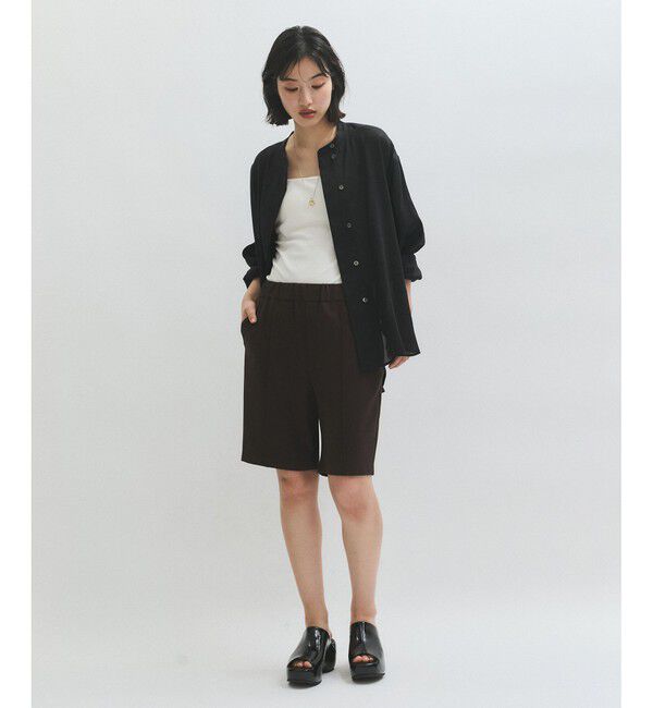 ADAM ET ROPE'「【サステナブル】バックオープンシャツ」|シャツ・ブラウス|