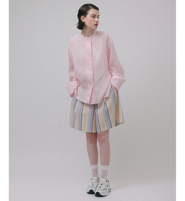 ADAM ET ROPE'「【サステナブル】バックオープンシャツ」|シャツ・ブラウス|