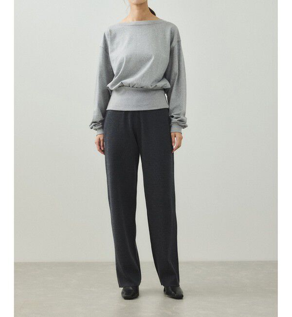 ADAM ET ROPE'「【EMOELLE】ボートネックスウェット」|スウェット・ジャージ|