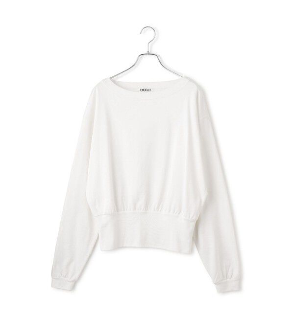 ADAM ET ROPE'「【EMOELLE】ボートネックスウェット」|スウェット・ジャージ|
