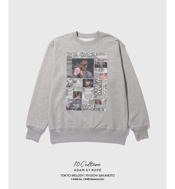ADAM ET ROPE'「【Tokyo Melody Ryuichi Sakamoto &times; 10Culture / ADAM ET ROPE'】 SWEAT」|スウェット・ジャージ|ブラック系(02)