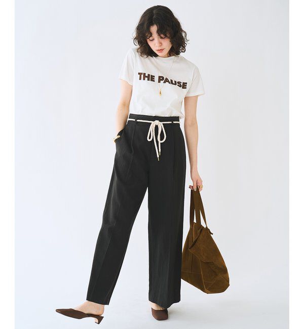 THE PAUSE「＜WEB限定カラーあり＞【THE PAUSE】THE PAUSE Tシャツ」|Tシャツ・カットソー|