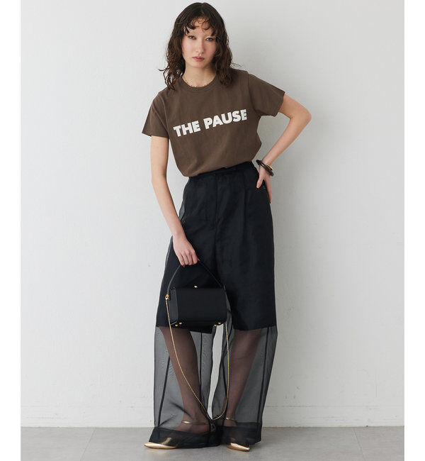 THE PAUSE「＜WEB限定カラーあり＞【THE PAUSE】THE PAUSE Tシャツ」|Tシャツ・カットソー|