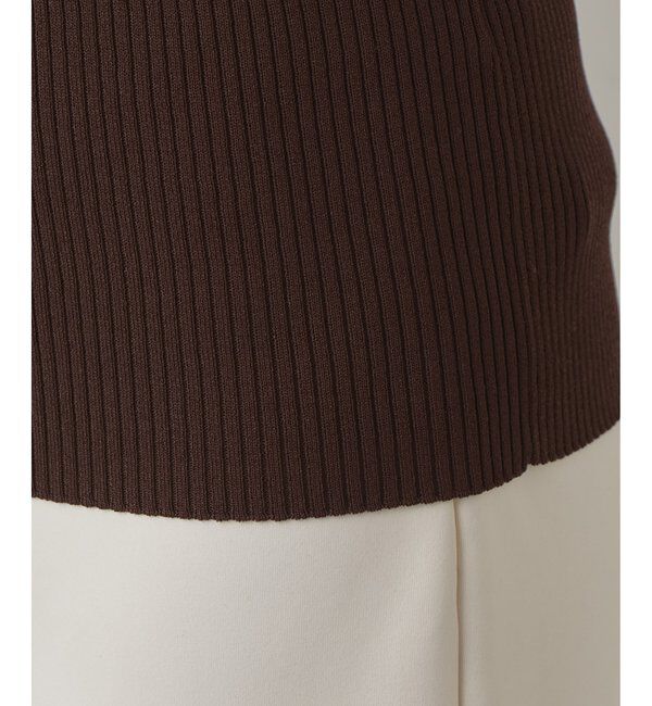 Drawing Numbers「【Drawing Numbers】リブハーフスリーブニット」|ニット・セーター|