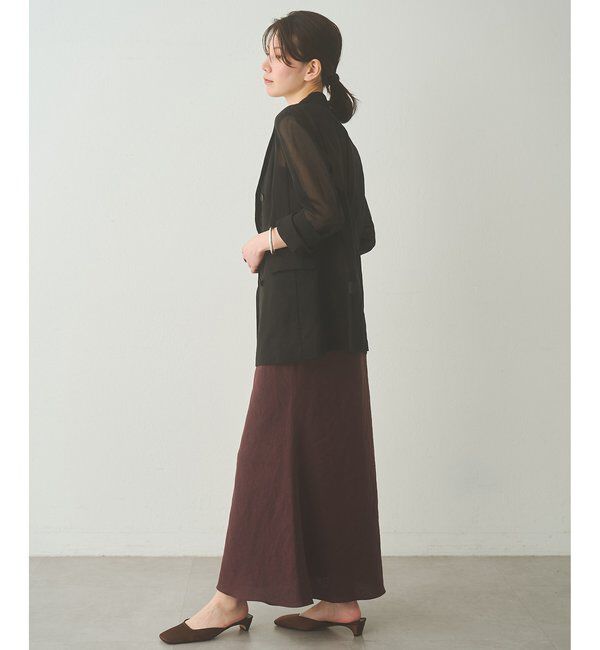 Drawing Numbers「【Drawing Numbers】コットンオーガンジーダブルジャケット」|テーラードジャケット|