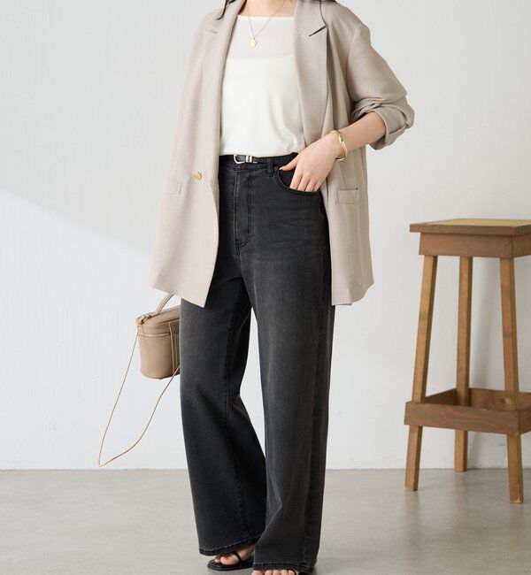  「【4色5サイズ展開/累計販売1.3万超】リラックススーパーワイドデニム」|デニム|