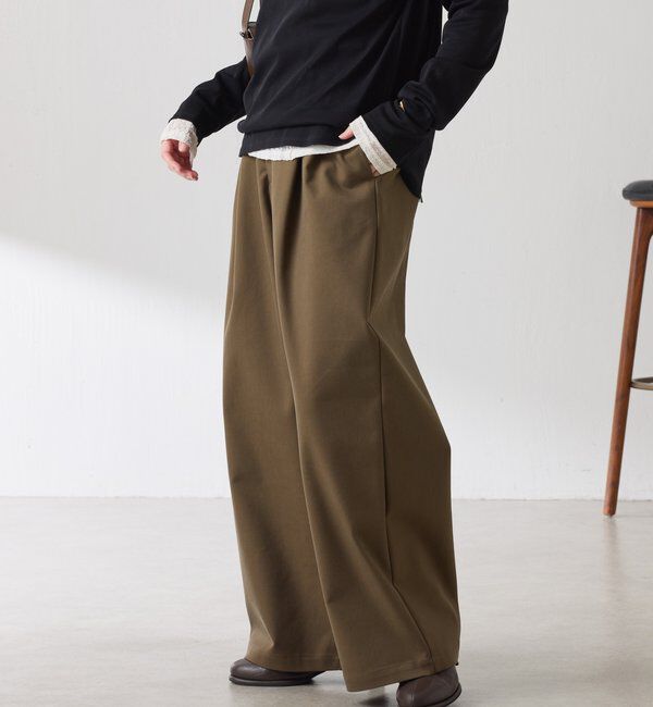  「タックワイドチノパンツ」|チノ|