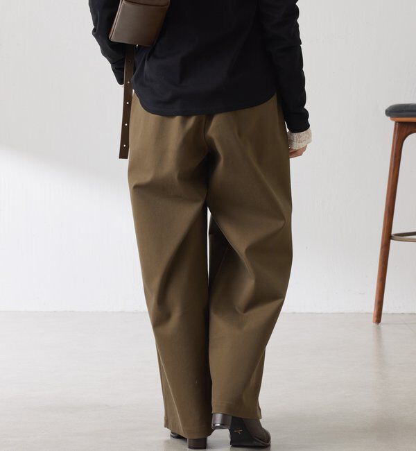  「タックワイドチノパンツ」|チノ|