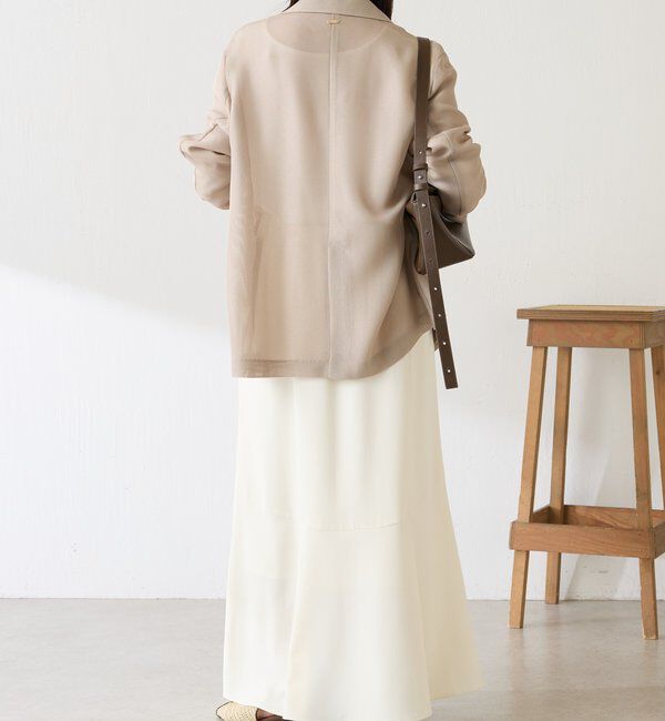  「【夏にも着られる/2サイズ展開】メッシュダブルジャケット」|テーラードジャケット|