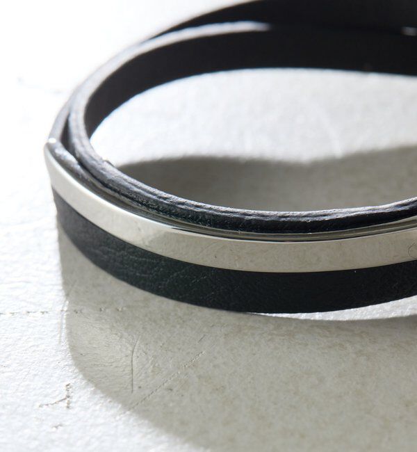  「【PAPILLONNER/パピヨネ】レザーベルトブレスレット」|キュロット|