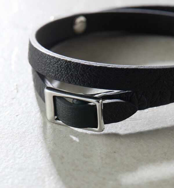  「【PAPILLONNER/パピヨネ】レザーベルトブレスレット」|キュロット|