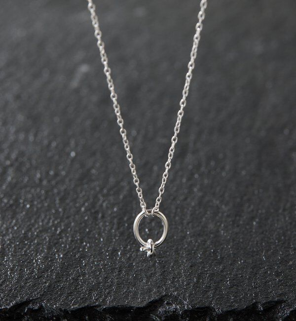  「【Sivelle./シヴェル】Silver925 ノットモチーフネックレス」|リング|