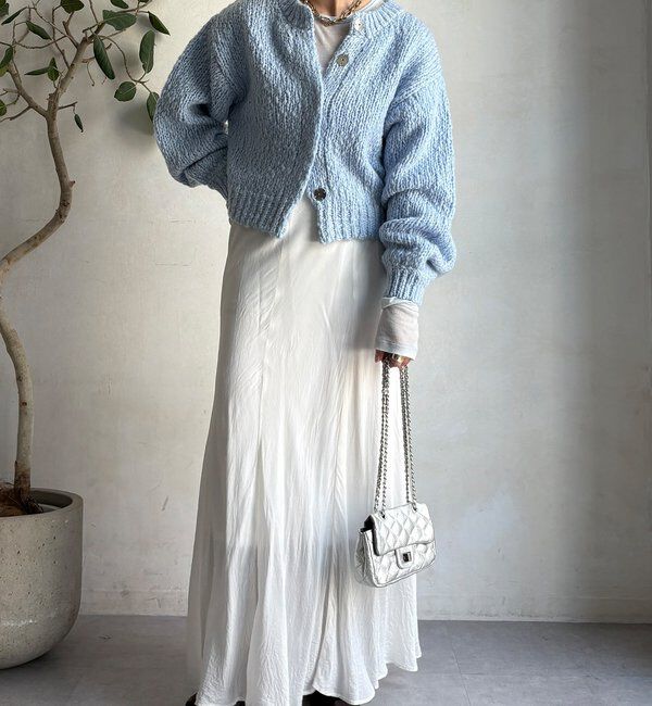  「ローゲージニットカーディガン」|カーディガン|