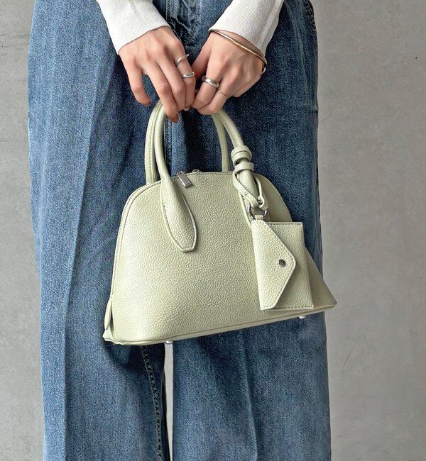  「ポーチ付シェル型ボストン」|トートバッグ|