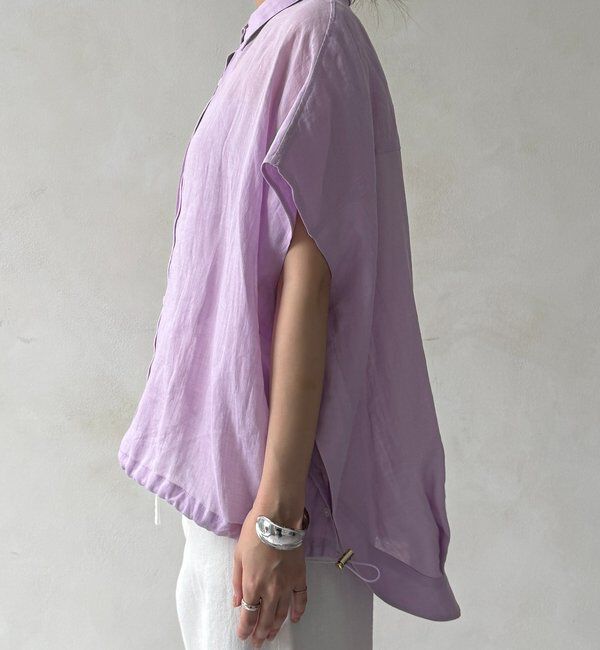  「リネンドロストフレンチシャツ」|シャツ・ブラウス|