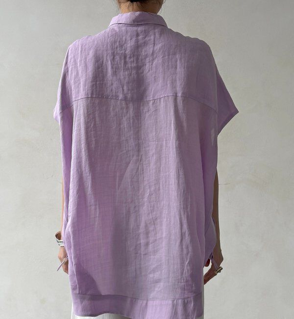  「リネンドロストフレンチシャツ」|シャツ・ブラウス|