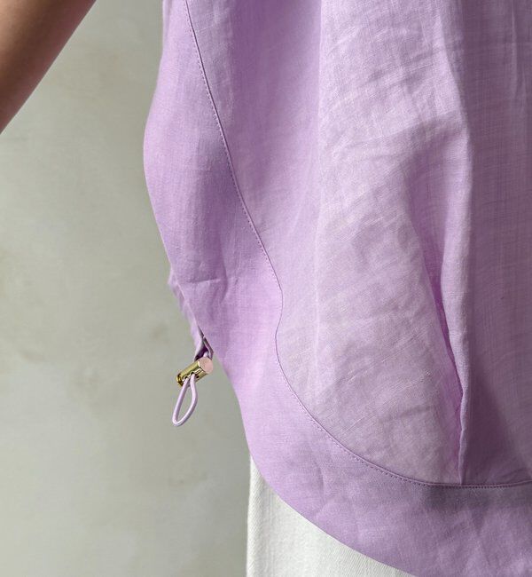  「リネンドロストフレンチシャツ」|シャツ・ブラウス|