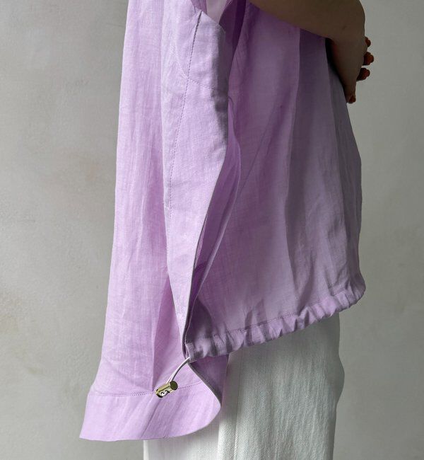  「リネンドロストフレンチシャツ」|シャツ・ブラウス|