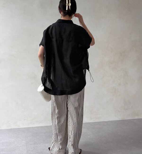  「リネンドロストフレンチシャツ」|シャツ・ブラウス|