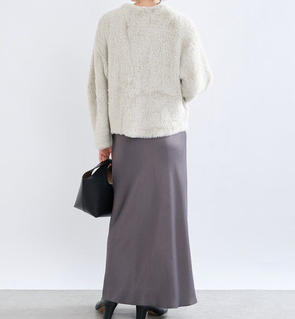  「【リバイバル/着映え】ダブルフェイスシャギーカーデ・2」|カーディガン|