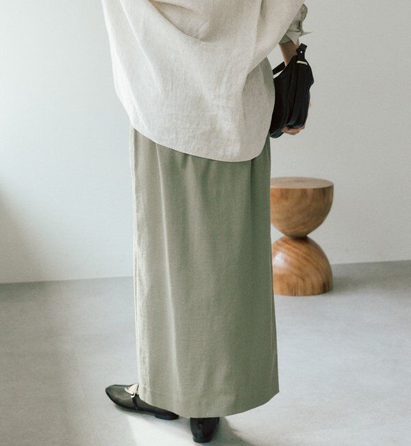  「【ウオッシャブル/多機能】フロントZIPタイトスカート」|スカート|