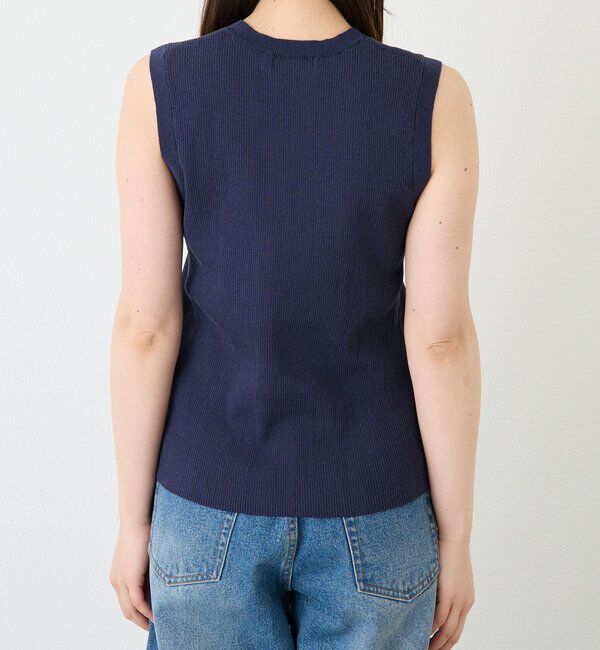  「【キャッチーなロゴがアクセント】ロゴタンクニット」|ニット・セーター|
