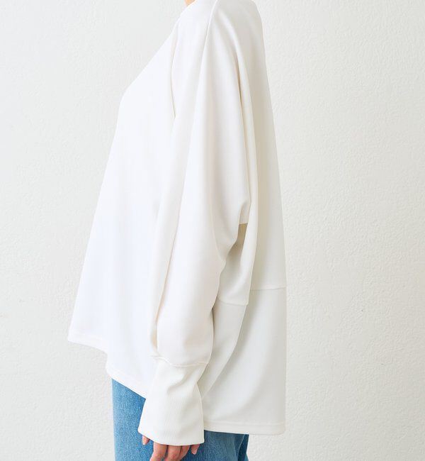  「【万能ブラウス】カットジョーゼットドルマンプルオーバー」|Tシャツ・カットソー|
