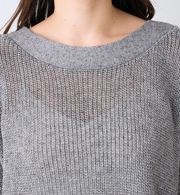  「【前後2WAY/春から初秋までロングシーズン活躍】リネンブレンド2WAYカーデ」|カーディガン|