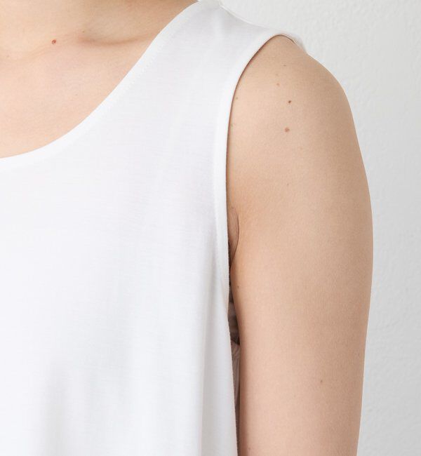  「【レース裾で映える】レースヘムタンクトップ」|キャミソール|