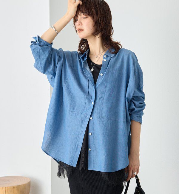  「【レース裾で映える】レースヘムタンクトップ」|キャミソール|