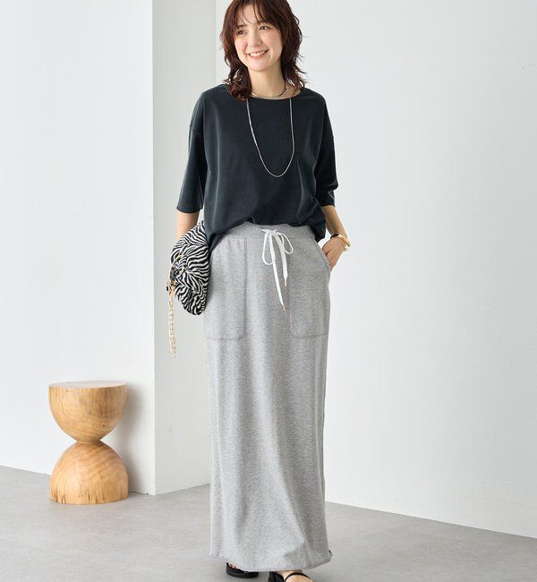  「予約【待望の半袖が登場！】ハーフスリーブキュプラカットプルオーバー」|Tシャツ・カットソー|