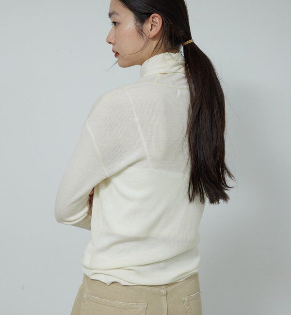  「【新色を加えてリバイバル】リブタートルカットソー」|Tシャツ・カットソー|