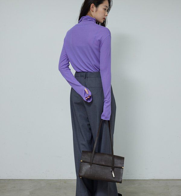  「【新色を加えてリバイバル】リブタートルカットソー」|Tシャツ・カットソー|